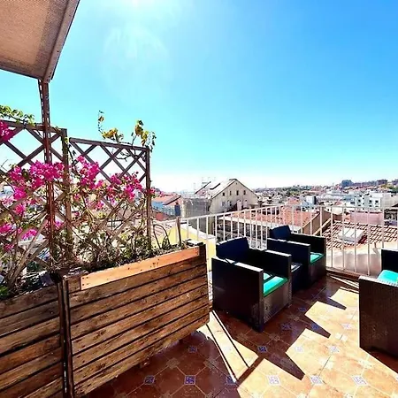 Eddie Rooftop Center Apartmán Lisboa